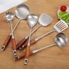 Cooking Utensils Non-stick Anti-slip 304 Stainless Steel Food Slotted Turner Soup Ladle for Bakery