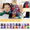 Printed Drawstring Pocket, Portable Drawstring Bag, Water-resistant