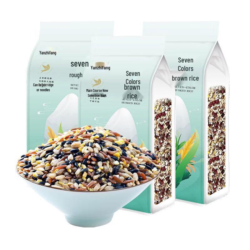 Yan Zhi Fang Seven-Color Brown Rice 1kg