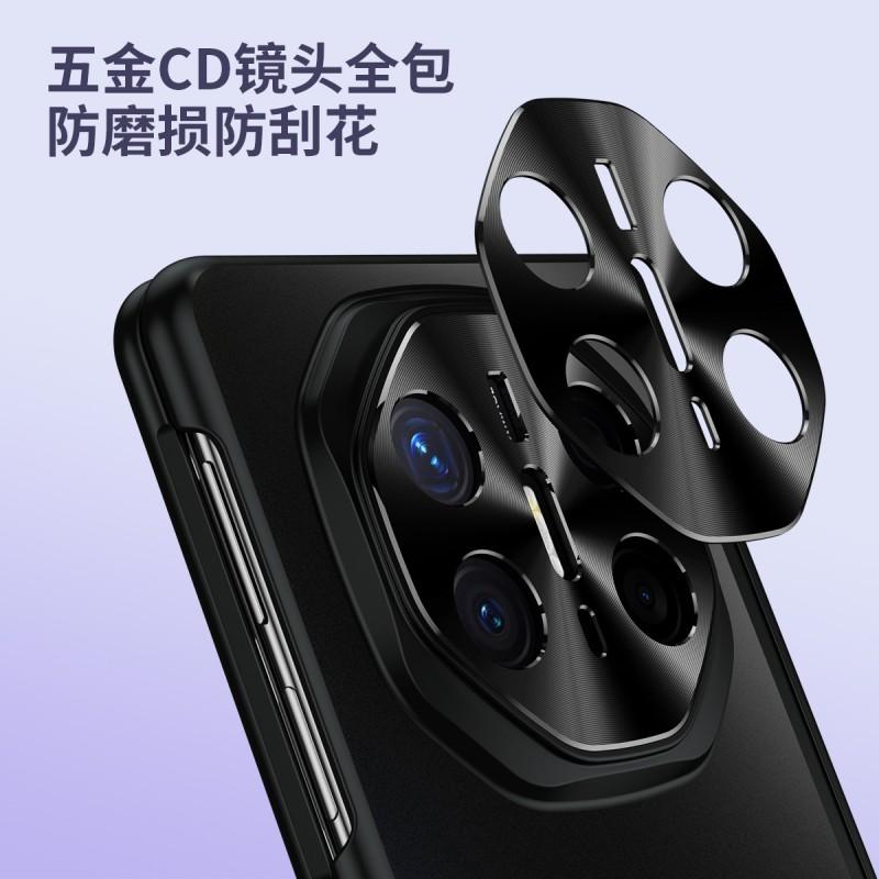 Full Coverage Shockproof Case Mate X5 Foldable Phone With Built-in Stand PC Material Gold Black