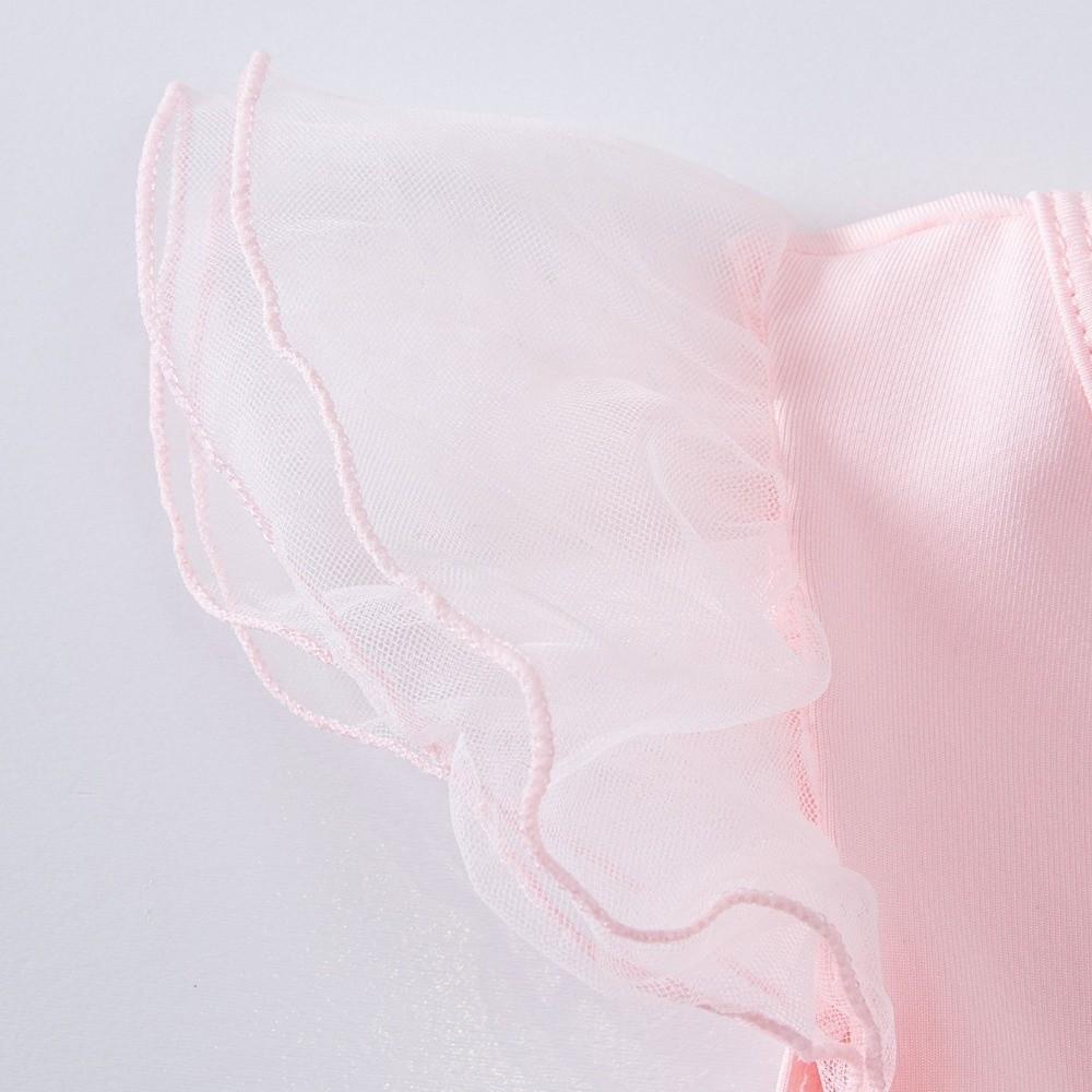 Девочка с блестками Балетное платье-пачка Накрест Ремешок Балерина Фея Платье для балетного выступления Оценка