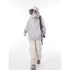 Женские осенние толстовки-водолазки Ninja Мужские флисовые толстовки Y2K Vintage Hip Hop Japanese Streetwear Oversize Hoodie