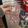 Стильный блестящий алмазный бант Акриловый противоударный чехол для телефона для 17 16 15 14 13 12 11 Pro Max Ручная работа Роскошный стиль Ins
