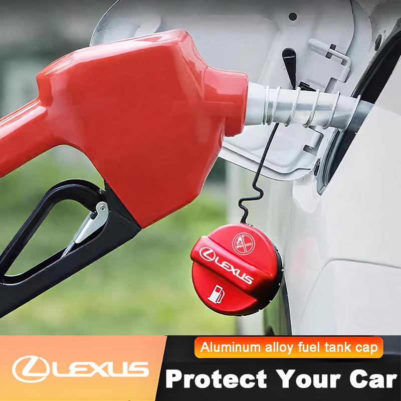 Lexus Car Fuel Tank Cap Alloy Petrol Box Cover Accessories For F SPORT GS IS LS LX CT LC RC GX460 LBX NX RX 350h 450h ES UX 300eNJ7