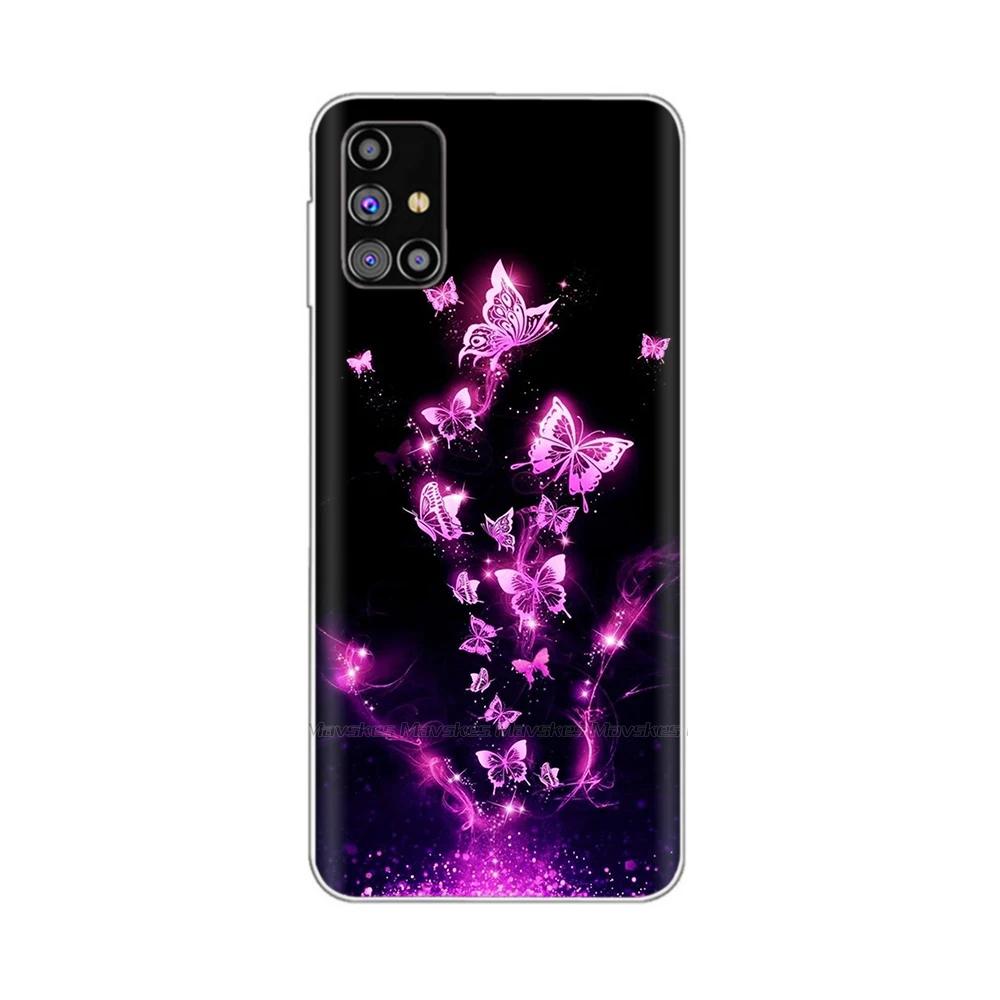 Для Samsung Galaxy M31S Чехол SM-M317F M 31s Прозрачный Ударопрочный Мягкий Силикон Защитный Чехол для Телефона Для Samsung M31s M317 Бампер Funda