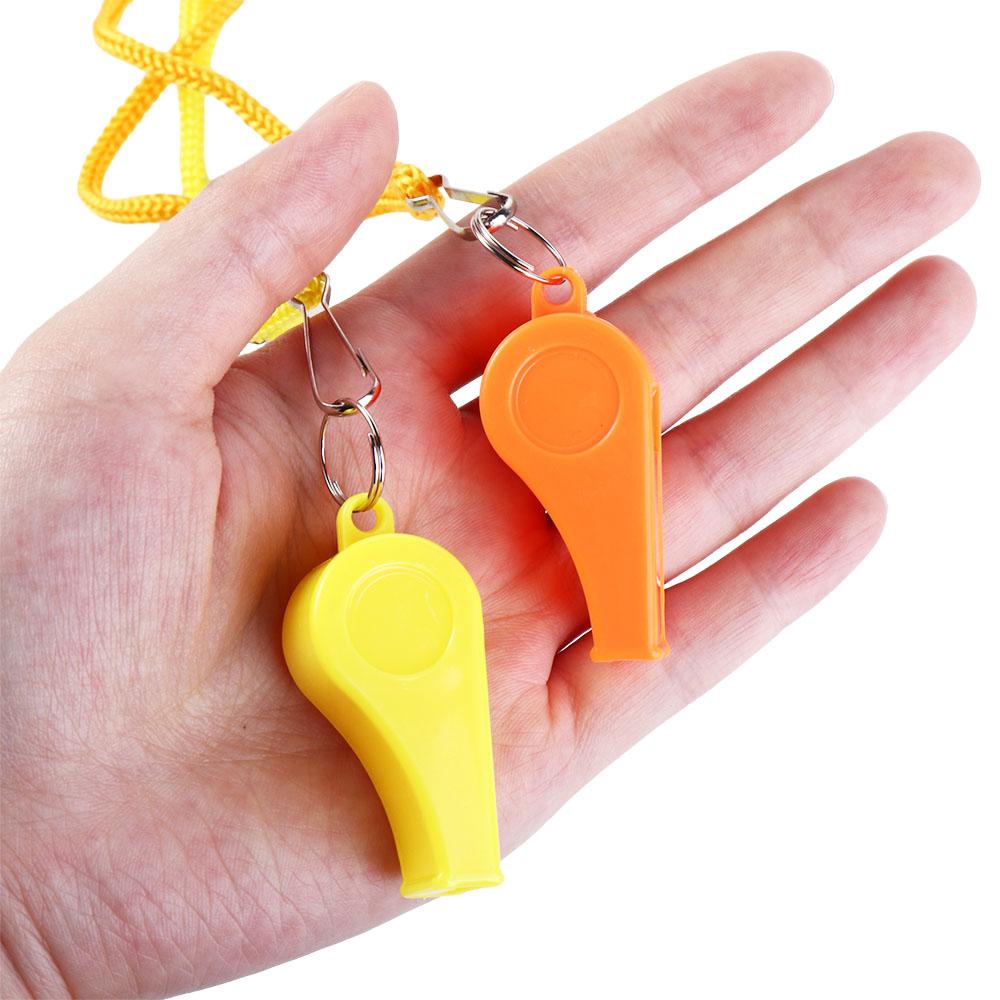 Football Soccer With Lanyard Cheerleading Tool Whistle Outdoor Survival Tool Referee Whistle