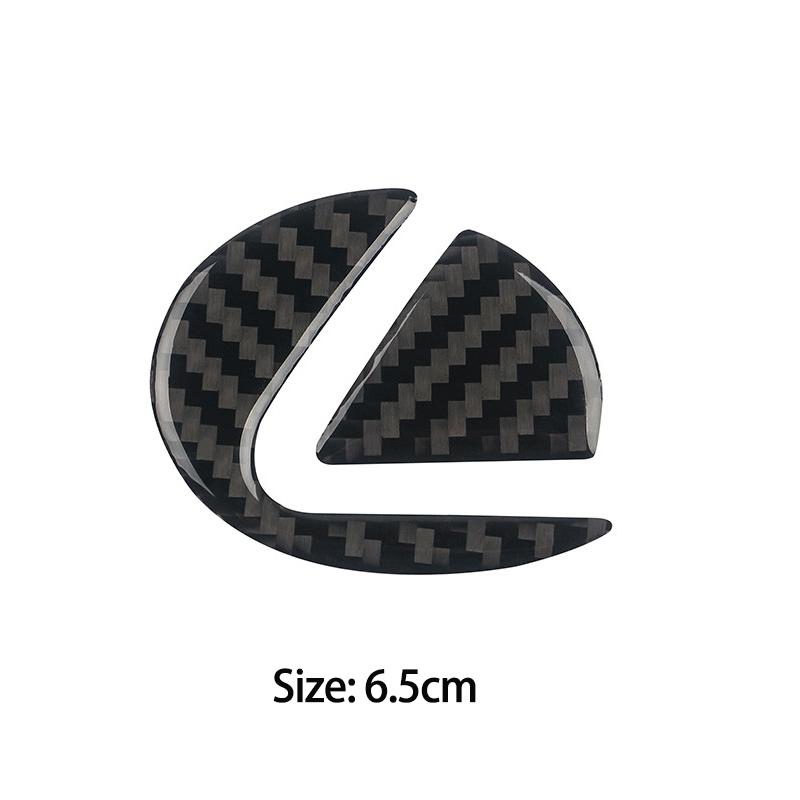 BJYL6 Interior Stickers Lexus Car Sticker Carbon Fiber Steering Wheel Decorative Sticker For RX330 IS250 Ct200h ES300h RX350 IS300h NX