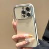 Гальванизированный чехол для телефона для iPhone 12 Pro до 17: Премиальное качество, Персонализированный дизайн, Большое окно