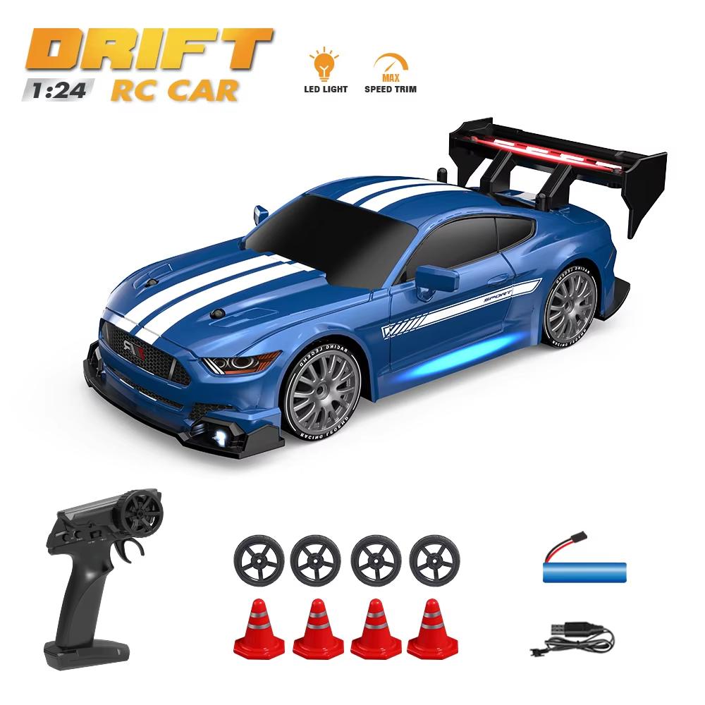 Новый 1:24 2.4G RC CAR 4WD высокоскоростной гоночный автомобиль Rc Drift GTR радиоуправляемый автомобиль детский гоночный спортивный автомобиль детская игрушка для мальчика подарок