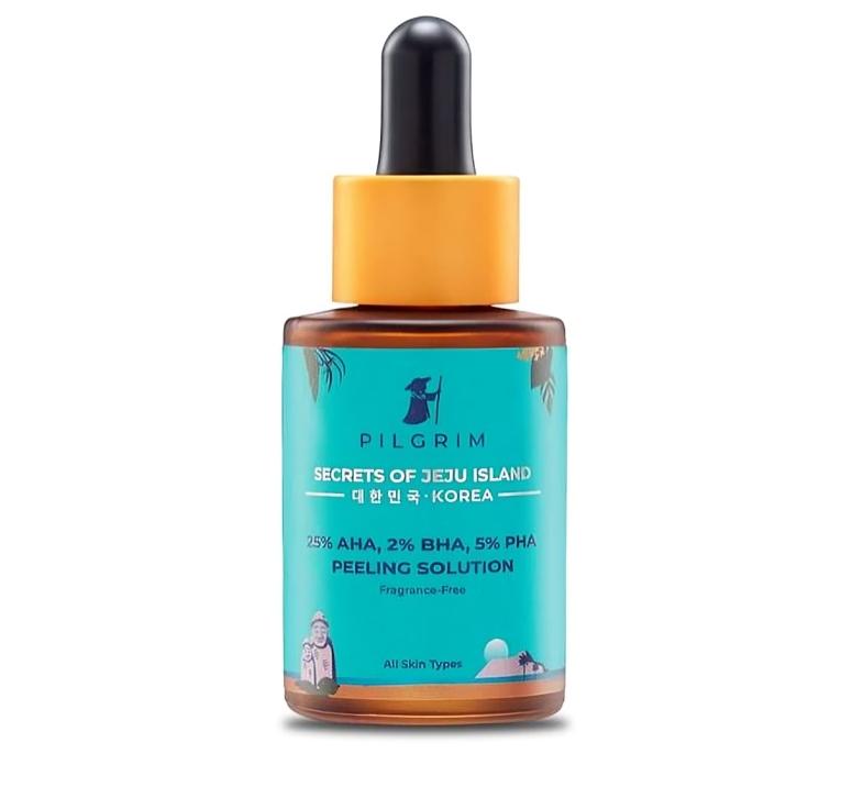 Pilgrim 25% AHA + 2% BHA + 5% PHA Пилинг для лица Химический пилинг для лица для сияющей кожи Для мужчин и женщин 30 мл