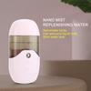 Нано-распылитель емкостью 50 мл, портативный ручной распылитель для увлажнения лица, розовый