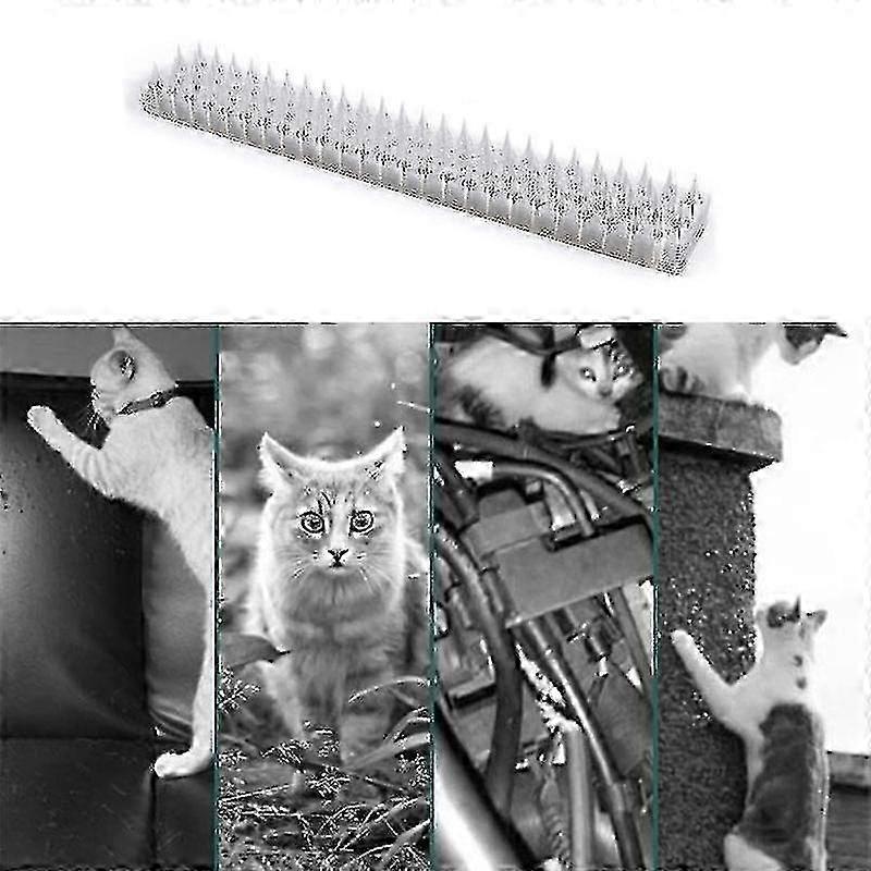 Fence Wall Spikes Cat Animal Repellent Anti Theft Walls Sheds Stop DJD