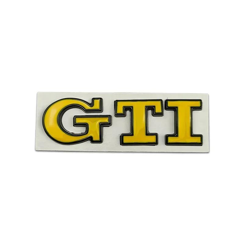 W123Metal Car Femder Side Emblem Rear Trunk Badge Sticker for Volkswagen VW GTI Logo Golf 5 7 JETTA MK4 PASSAT Polo SCIROCCO T-ROC