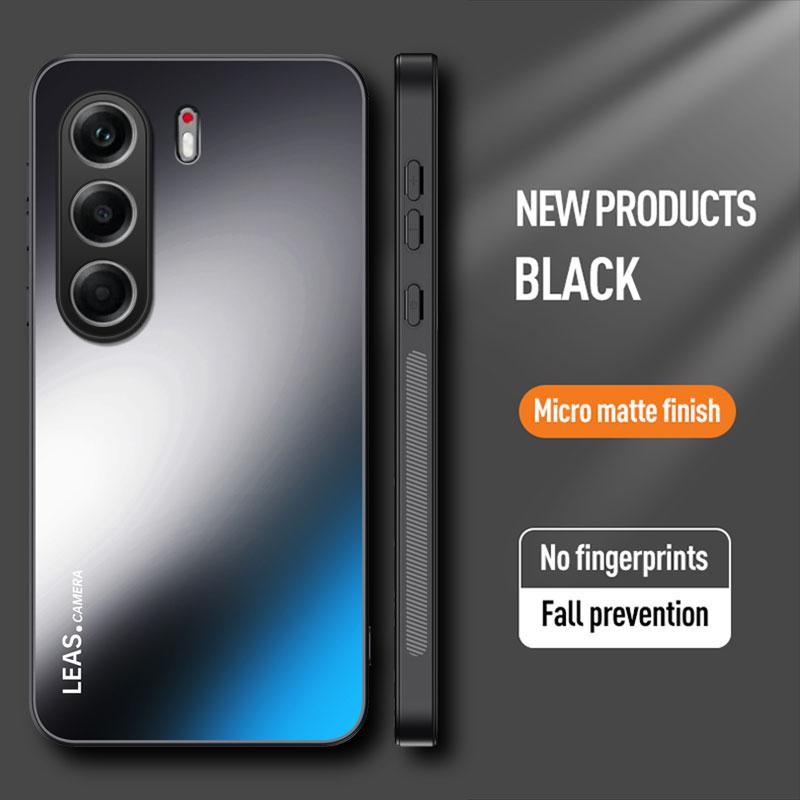 Матовый Чехол-Бампер с Поверхностью под Кожу AG Lens Hard Back Cover Case для Tecno Camon 40 Pro 5G/CM7 / 4G/CM6 / Camon 40 4G/CM5 Мягкий TPU Shell Bumper