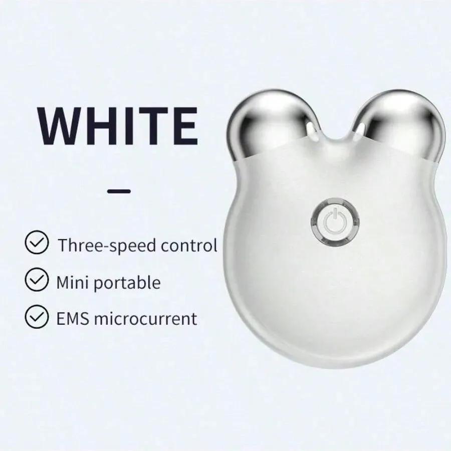 Портативный электрический ролик-массажер для подтяжки лица EMS микротоки вибрация лифтинг лица подтяжка кожи массаж косметические приборы