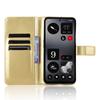 Для Nothing CMF Phone 1 Чехол-кошелек Кожаный чехол для телефона с текстурой Crazy Horse