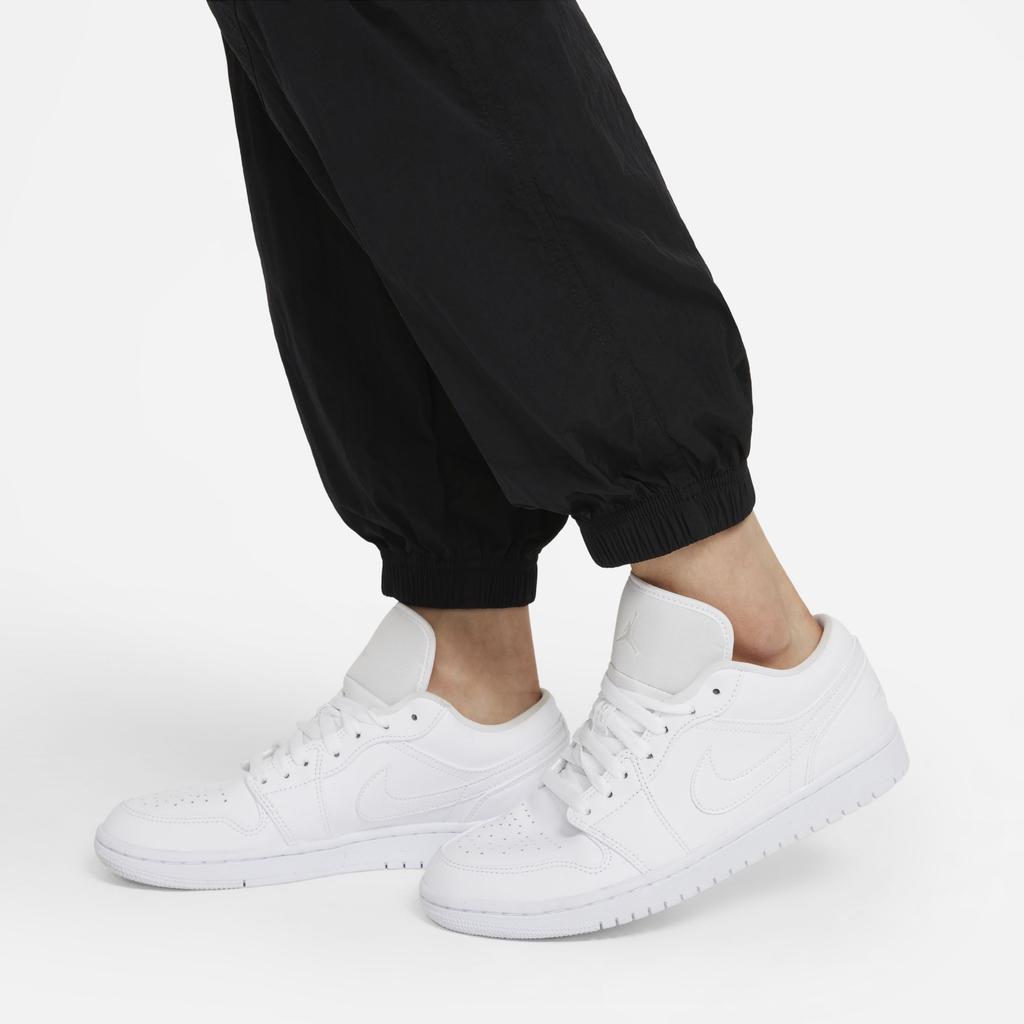 Jordan Essentials Solid Logo Waist Utility Woven Jumpsuit Women Jumpsuit Black DD7064-010