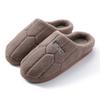 Down Cotton Slippers Women's Autumn and Winter Bags Heel Non-slip Indoor Home Home Home Thickened Warm Couple Outer Cotton Shoes Men