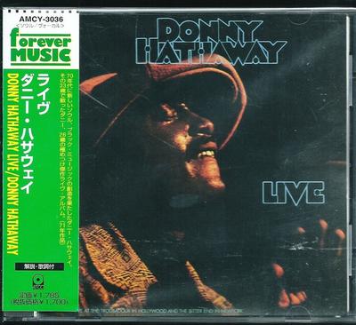 CD DONNY HATHAWAY Live AMCY3036 ATCO Records 1997 Япония ObiSoulFunk Б/у