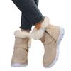 Fashion 2024 Winter Women Fur Warm Snow Boots Casual Short Plush Suede Ankle Boots Flat Gladiator Sport Ladies Botas Mujer Women Boots