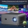 HD Умный Android Проектор 2026 для Домашнего Кинотеатра, Спальни и Гостиной
