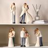 Handmade Resin Couple Figurine Decoration Home Decor Wedding Ornament Valentine Gift