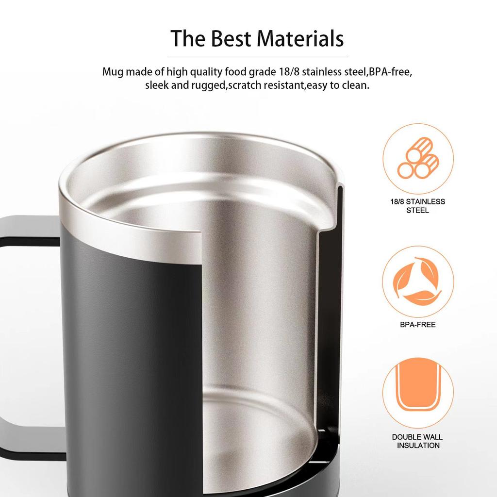 Coffee Mug Warmer Cup Intelligent Constant Temperature Double Layer Food Grade Thermal Insulation for Desk Home Office