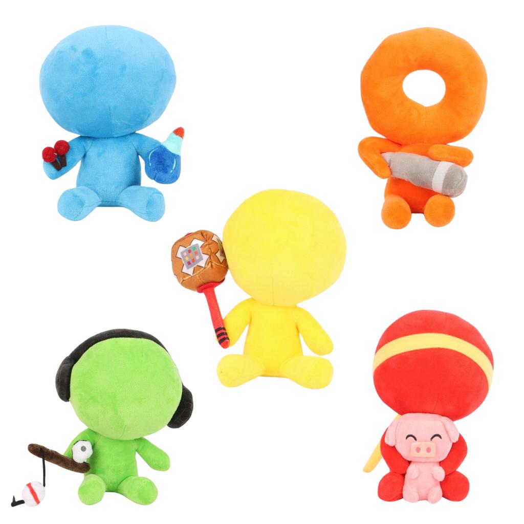 Plush Toys Game Cartoon Stuffed Doll Cute Alan Becker Plushie Toy Kawaii Dolls for Children Birthday Gifts Boys Like
