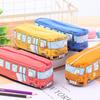 Creative Cartoon Large-Capacity Bus Pencil Bag Pencil Case Car Pencil Bag Student Bus Pencil Bag Cute Version Of The Pencil Bag