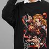 Demon Slayer Sweatshirt Rengoku Kyojuro Sweater Kimetsu No Yaiba Unisex Pullover
