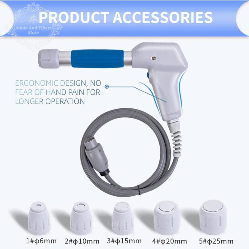 Extracorporal Shock Wave Device Pain Therapy Physiotherapy Pneumatics Shockwave for Relaxation Treatment Body Relax Massager Q80