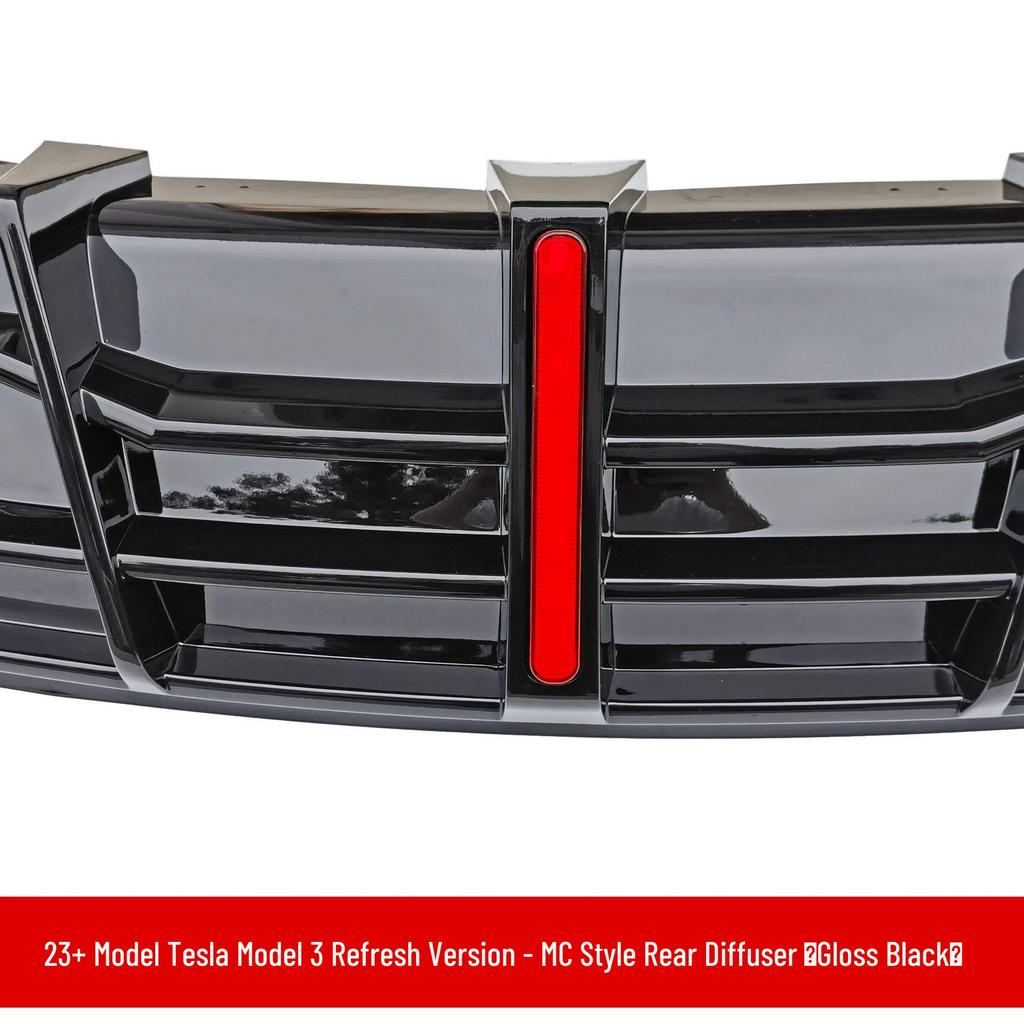 Tesla Model 3 Facelift 2023 Side Skirts, Front Splitter, Body Kit, Rear Spoiler, Rear Diffuser - Undamaged