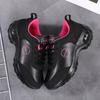 Spring and Autumn Air Cushion Womens Shoes Leather Waterproof Sports Shoes Soft Soled Non Slip Leisure Travel Shoes All Matc