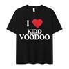 I Love Kidd Voodoo Album Tour 2026 Pattern Tshirt Summer Mens Women Hiphop Classic Pure Cotton Hot Sale Pop Top
