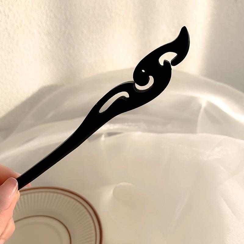 Изысканная винтажная заколка для волос с кисточкой для женщин - Элегантное украшение для волос в стиле ханьфу и ципао