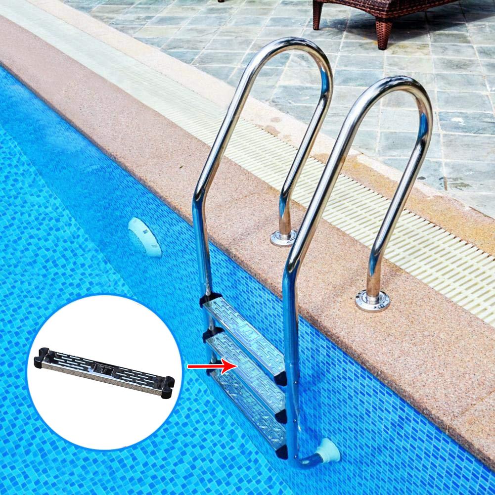 Лестница для бассейна из нержавеющей стали, сменные ступеньки, противоскользящие, прочные ступеньки, ступеньки для лестницы для бассейна