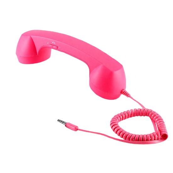 Retro Phone Handset Cellphone Smartphone Receiver Microphone Speaker Universal Old Telephone Handset with Type-C 3.5MM Socket