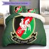 Glentoran Heart Bedding Quilt Set Quilt Cover Pillowcase Home Decoration Birthday Gift (1 * duvet cover + 2 * pillowcase, without core)
