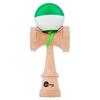 KENDAMA USA Kaizen Kendama Jet Shape Half Split Improved Kendama Half Split JET Shape (Green/White)
