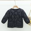 Children's light down jackets, girls' boys, baby school uniforms, warm autumn and winter lightweight liner jackets