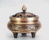 Pure Copper Tripodia Style Incense Burner Home/Temple Hall/study/Tea Room/office Tea Ceremony Decoration Buddha Worship Censer
