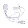 Eu Plug E14 Hanglamp Holder Light Bulbs Socket With Switch Wire 1.55M Power Cord Cable For Pendant Fixture Hang Lamp
