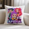 Anime Demon Hunters Pillowcase Sofa Kpop Cushion Cover Living Room