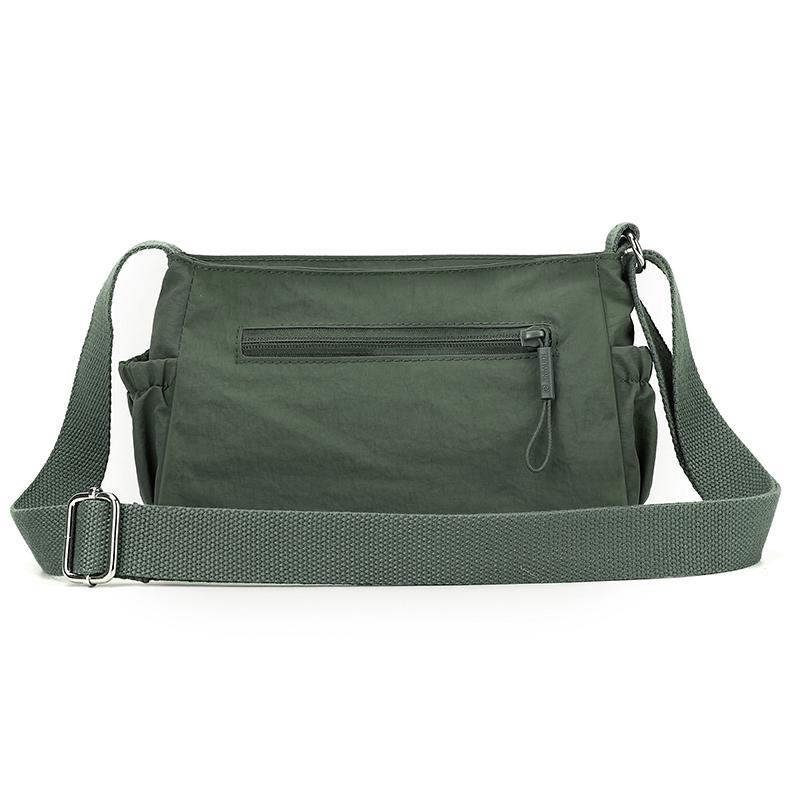 Плиссированная женская сумка с несколькими отделениями, нейлоновая водонепроницаемая легкая сумка через плечо