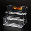 Desk Shelf Box Storage Desktop Business Card Holder Plastic 1 Pcs Exclusive For the Exhibition Transparent