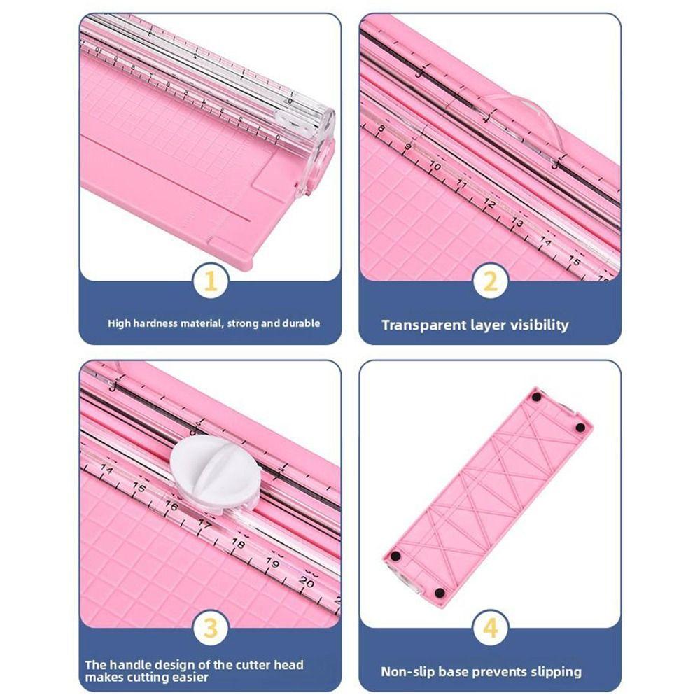 1Pcs Plastic Paper Trimmer A4 Paper Cutting Machine Durable Paper Slide Cutter Home Crafts Tool
