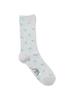 Beams Boy Women's Roster Sox Flower Thermal Socks In Silver (Special Order)