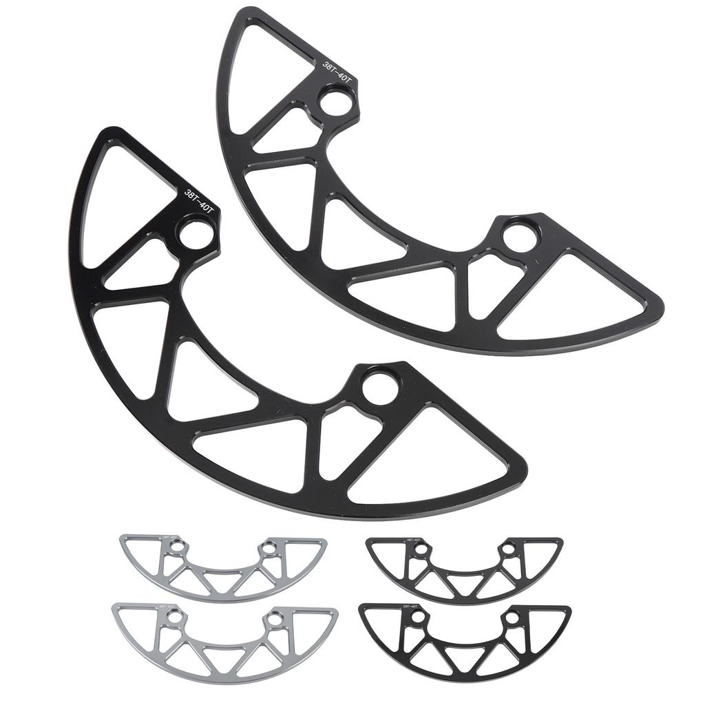 Cycle Chainring Guard Aluminum Alloy 104BCD Cycle Sprocket Protector for 38 to 40T Positive Negative