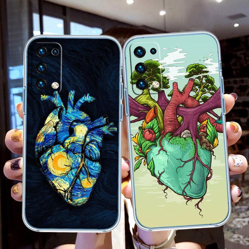 Прозрачный чехол для телефона Calm Heart Art для Motorola Moto G40 G04 G05 One Ace Action Fusion + Plus Hyper Macro Vision Zoom