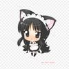 Chibi Cat Girl Chibiusa Cat Iron On Patches For Clothing Applique Stickers On Clothes Heat-Sensitive Custom Patch